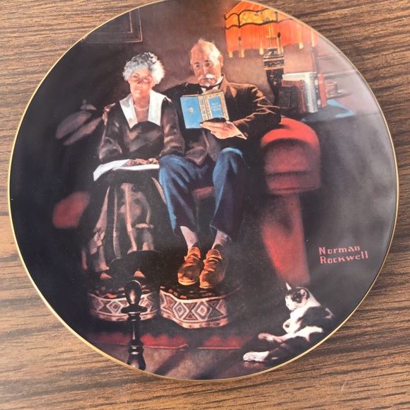 Norman Rockwell plate